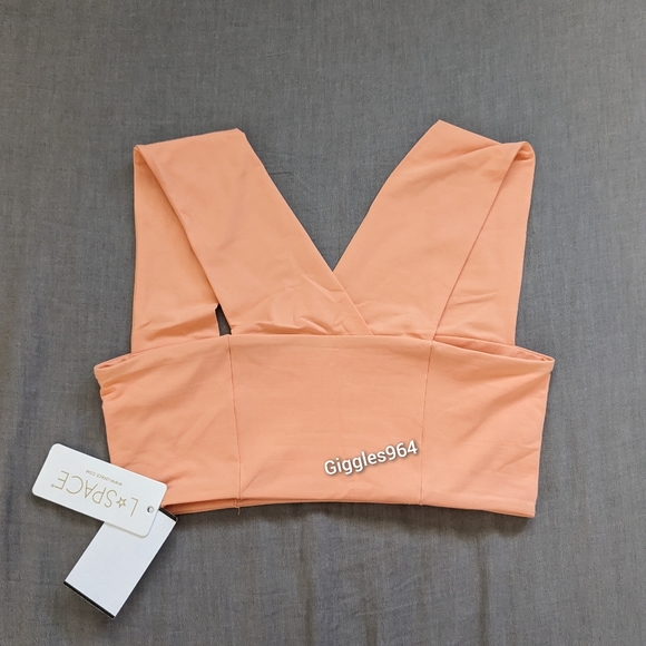 L*Space Parker Camacho Bikini Set Tangy Orange Salmon Pink - Picture 5 of 15